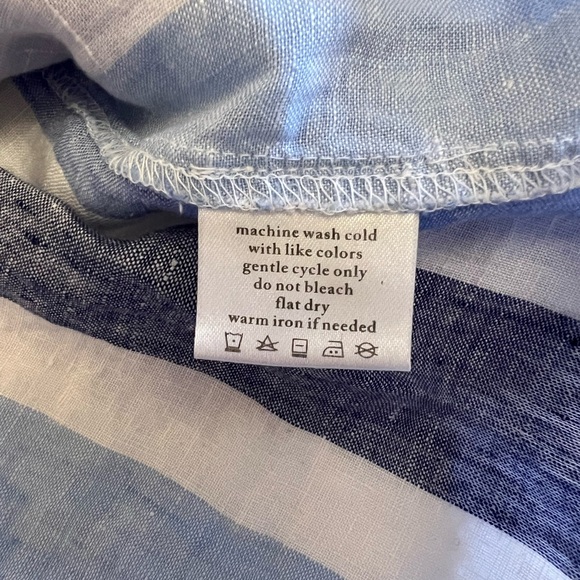 Island Company 100% Linen Button-Down Shirt – Size L - Picture 7 of 8